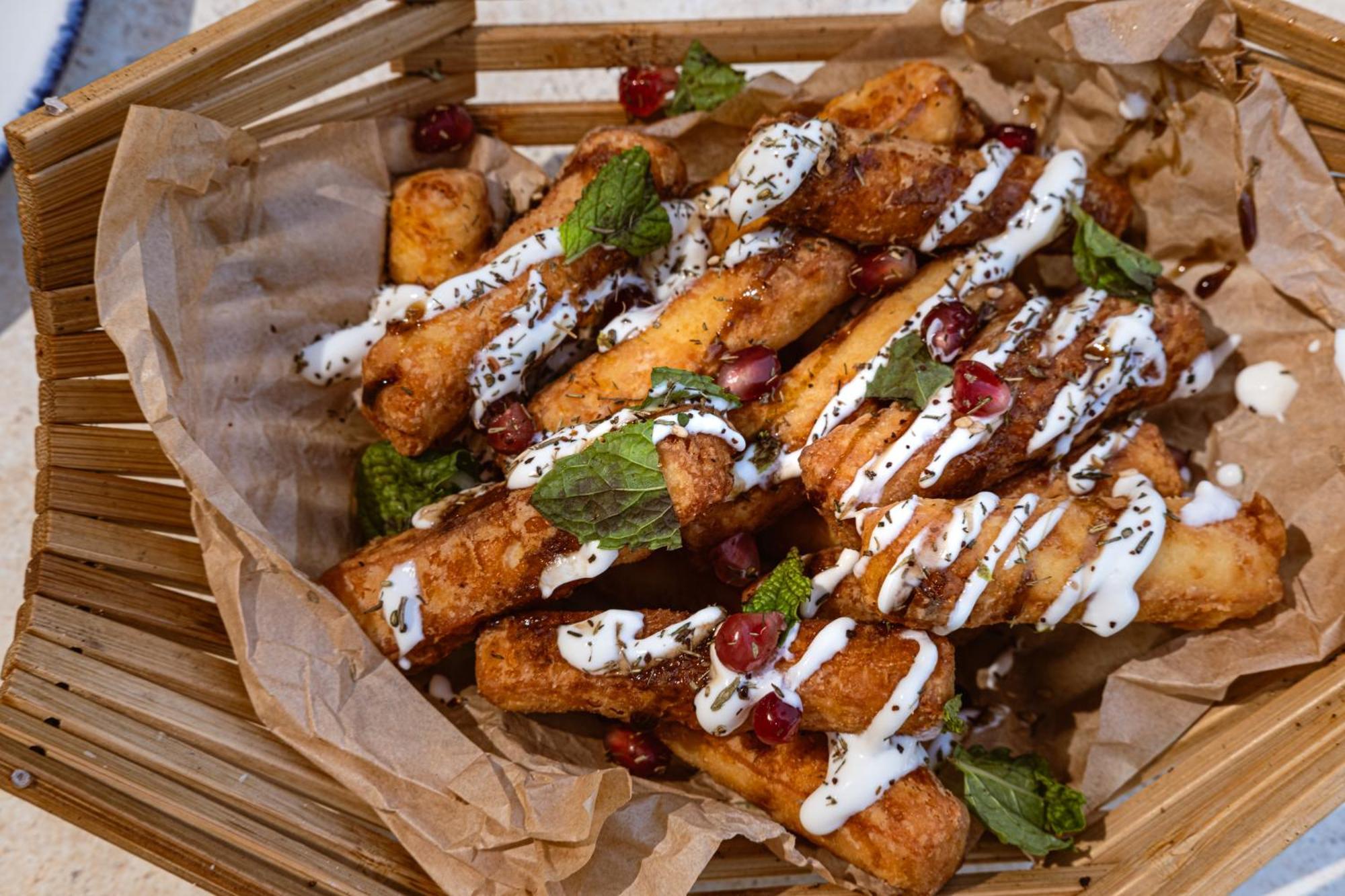 Corinthia Palace Malta Attard Luaran gambar Eggplant fries